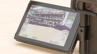 Pantalla abatible de la Sony a6700 con interfaz activa